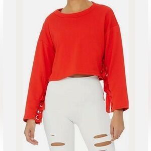 ALO Yoga Eyelet Pullover
